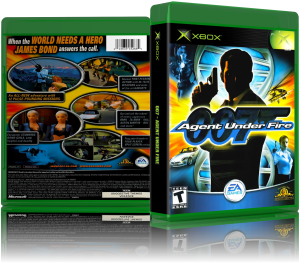 007 - Agent Under FIre (USA)3D Boxes Back Front